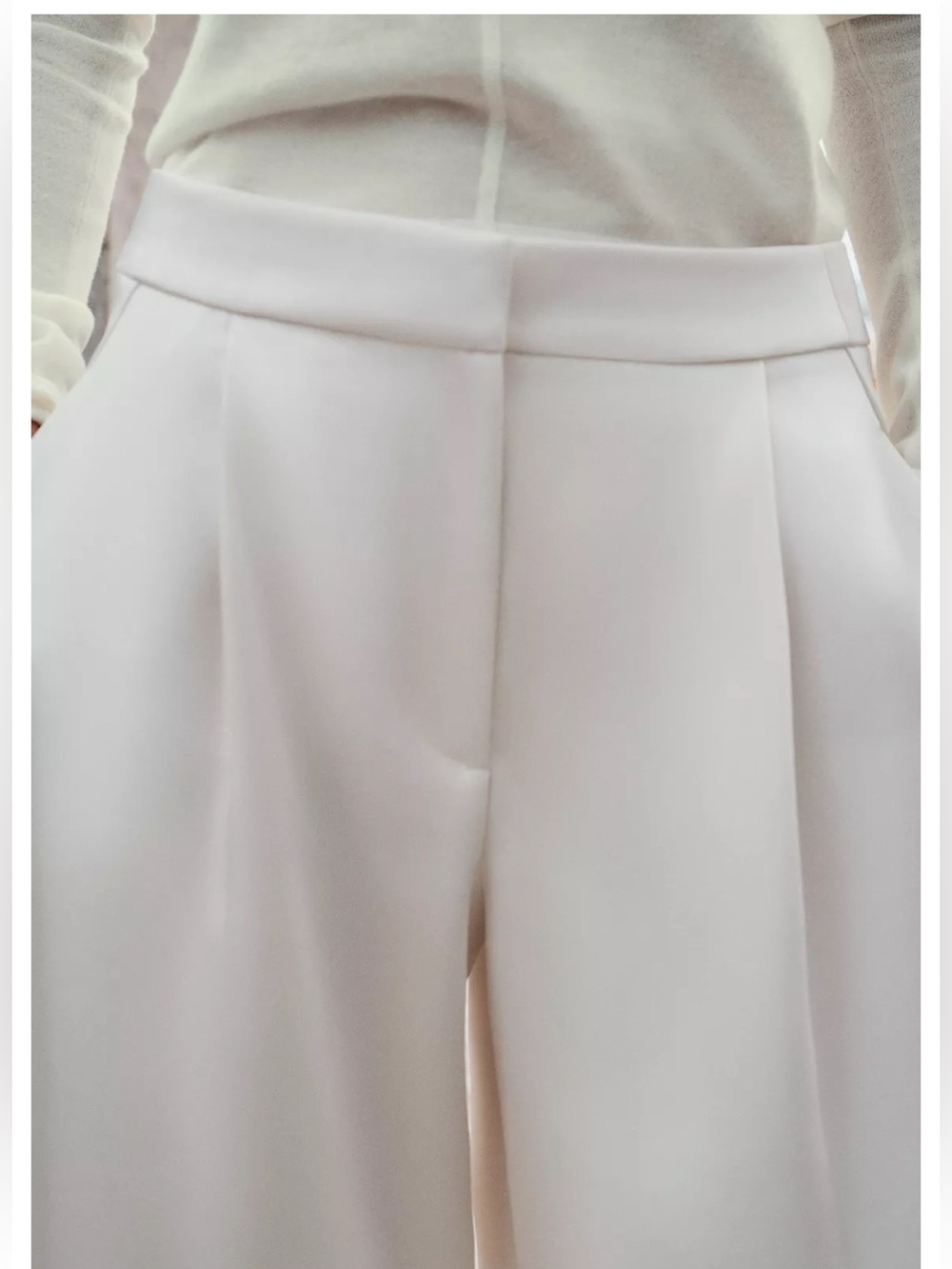 ZARA SATIN BARREL PANTS - Picture 3 of 8